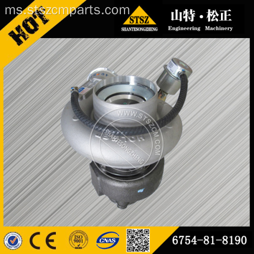 PC220-8 Penggali Turbocharger 6D107 Enjin 6754-81-8190